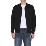 게스 남성 니트 집업 - 블랙, L