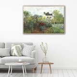 지클레 그림 액자 91x61cm - 모네, 화가의 정원