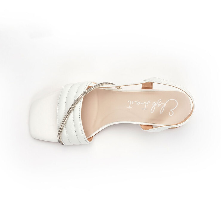 엘리자베스 스튜어트 램스킨 쥬얼 라인 샌들