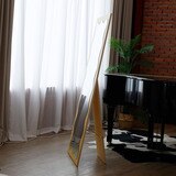 끌리마 물결 강화필름 비산방지 전신 거울 700 - 핑크
