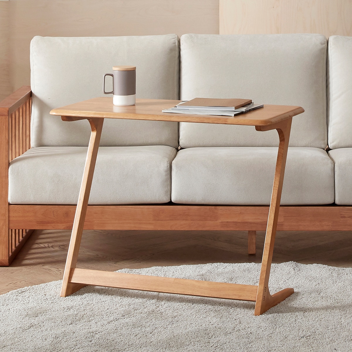 핀란디아 베네 이동식 테이블 - 오크