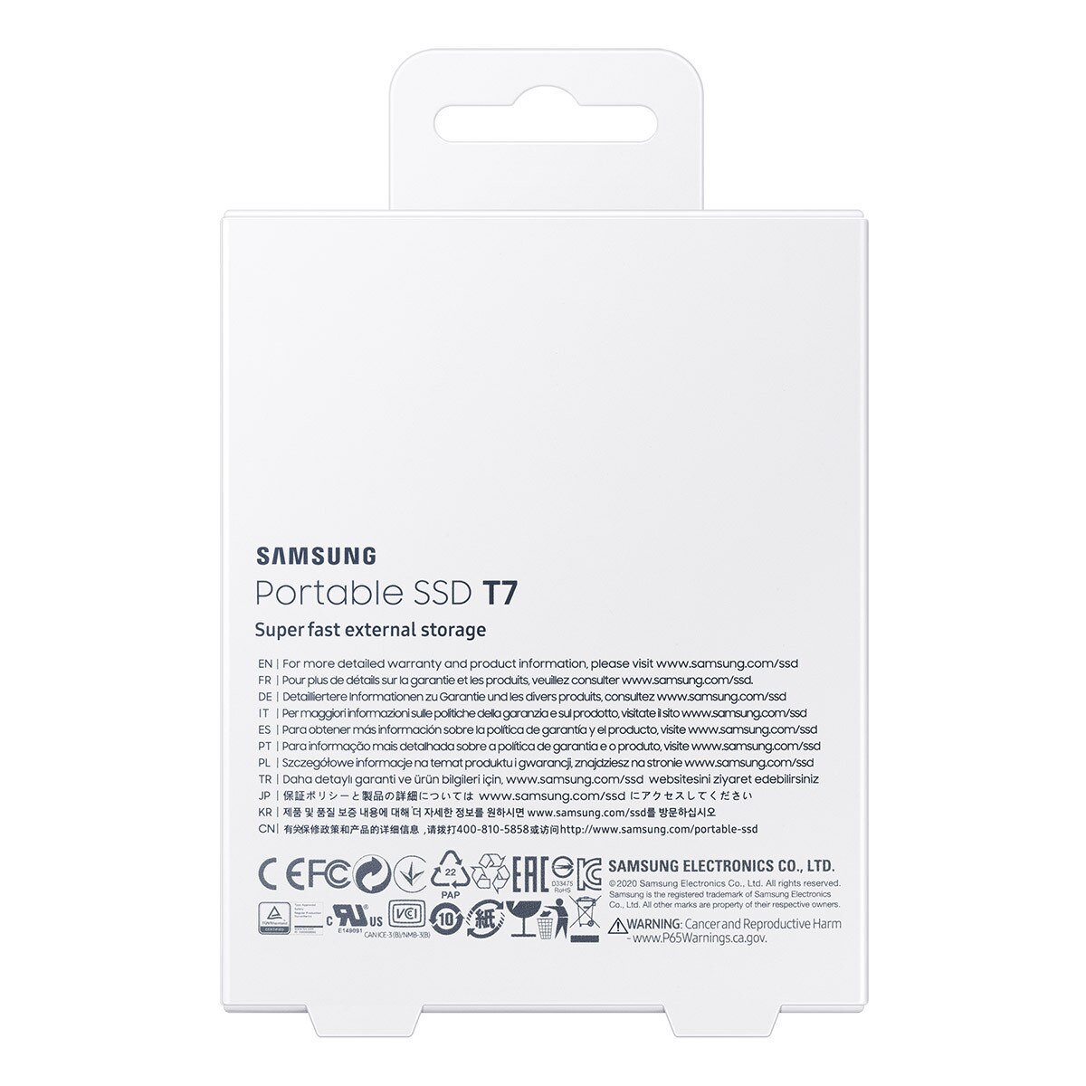 삼성 포터블 외장SSD T7 2TB, 타이탄그레이
