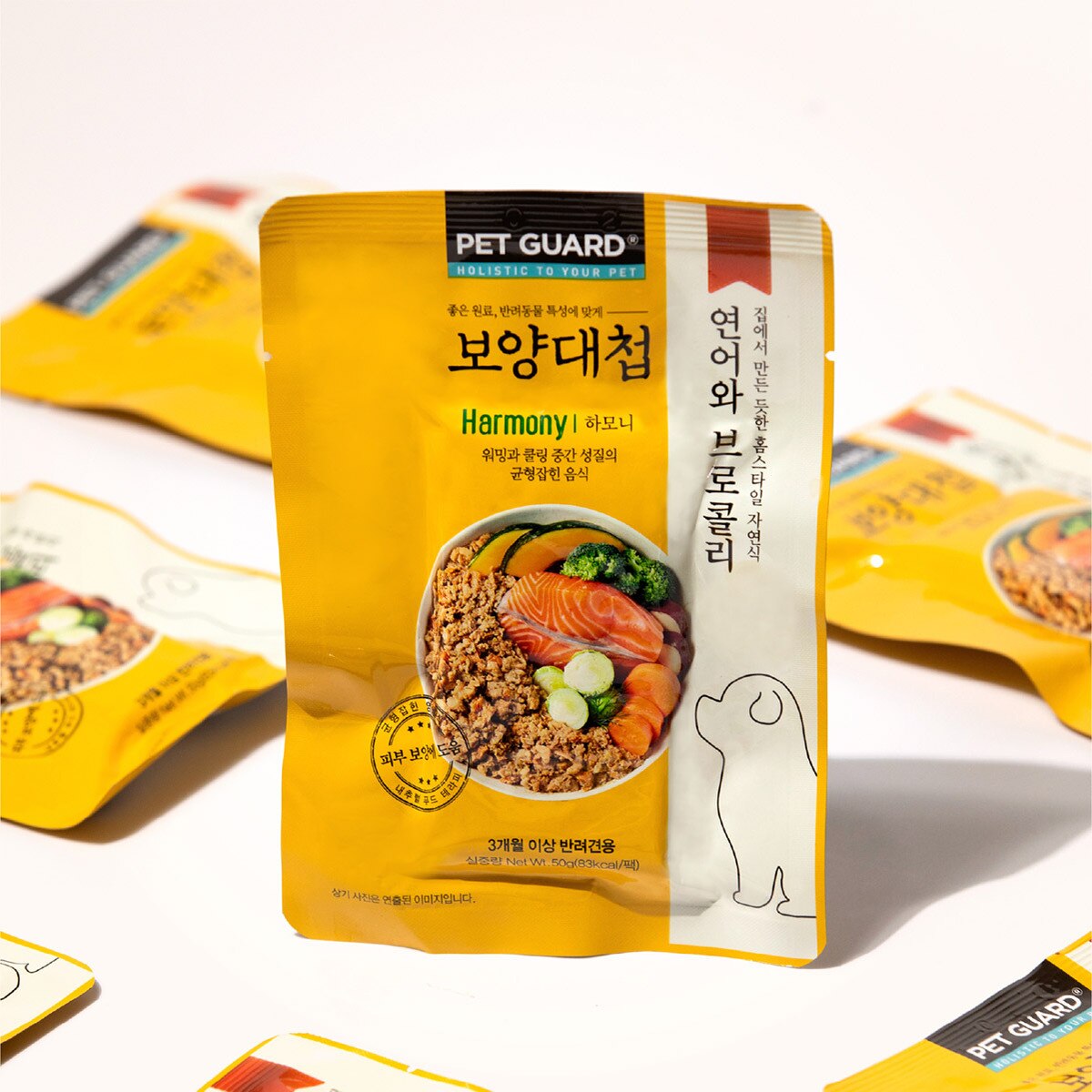보양대첩 홈스타일 자연식 50g x 30ea - 하모니(연어와 브로콜리)