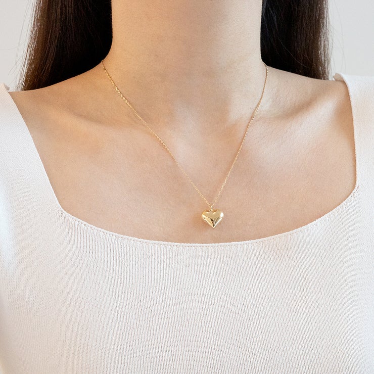 통통 하트 18K 목걸이 통통 하트 18K 목걸이