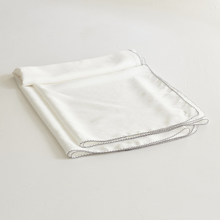 박홍근홈패션 인견 씰키 홑이불 - 싱글, 화이트