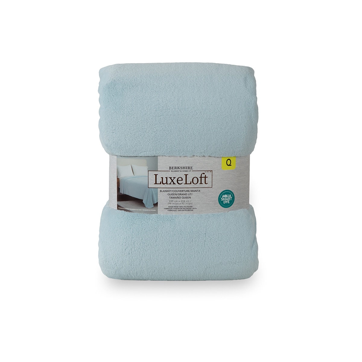 Berkshire 럭스 로프트 담요 249 x 234cm - 스카이블루 Berkshire 럭스 로프트 담요 249 x 234cm - 스카이블루