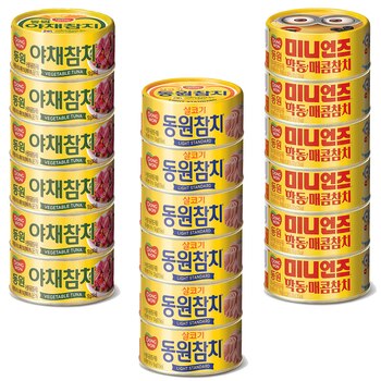 동원 참치 3종 세트 100g x 18캔 동원 참치 3종 세트 100g x 18캔