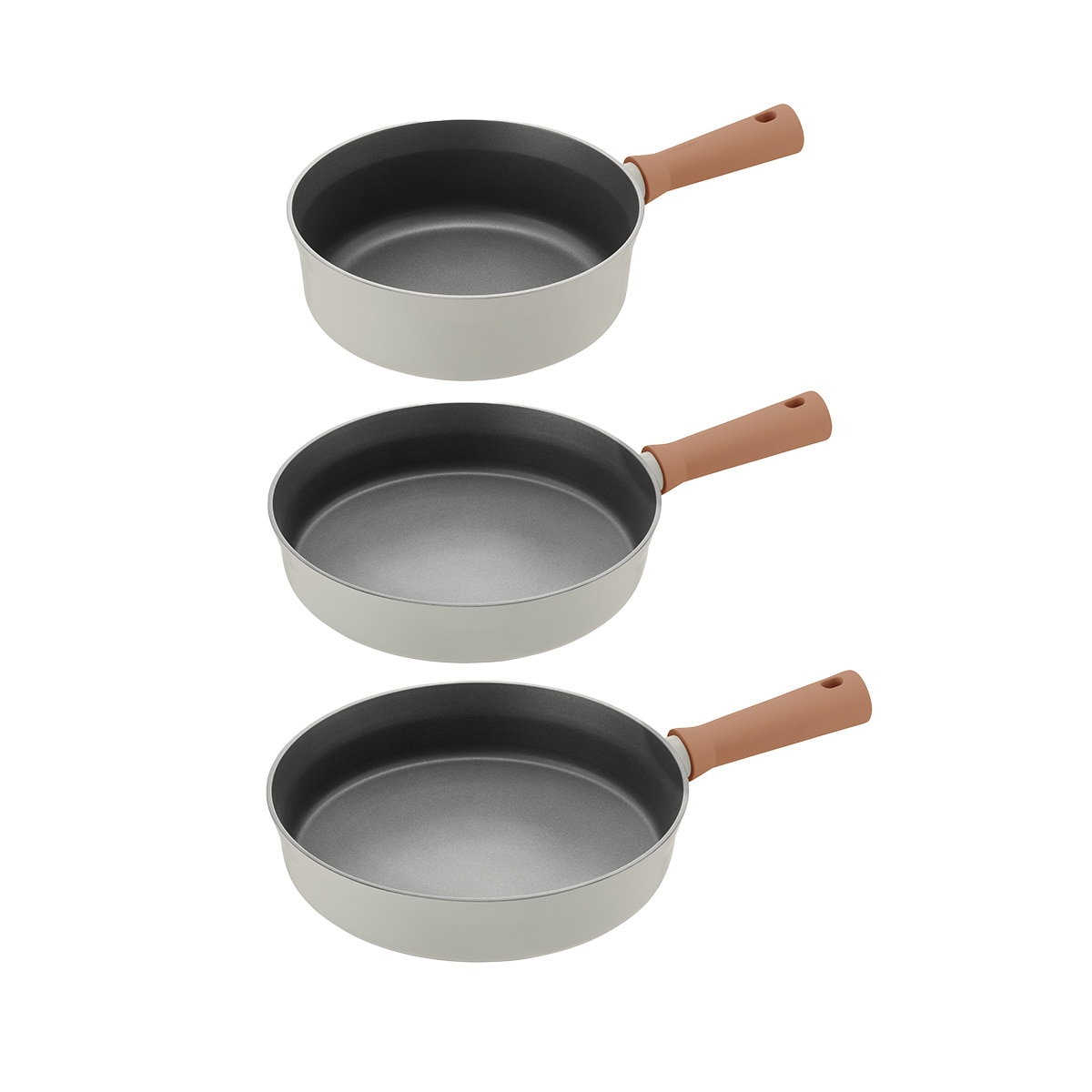 락앤락 슈트 프라이팬 3P - 아이보리