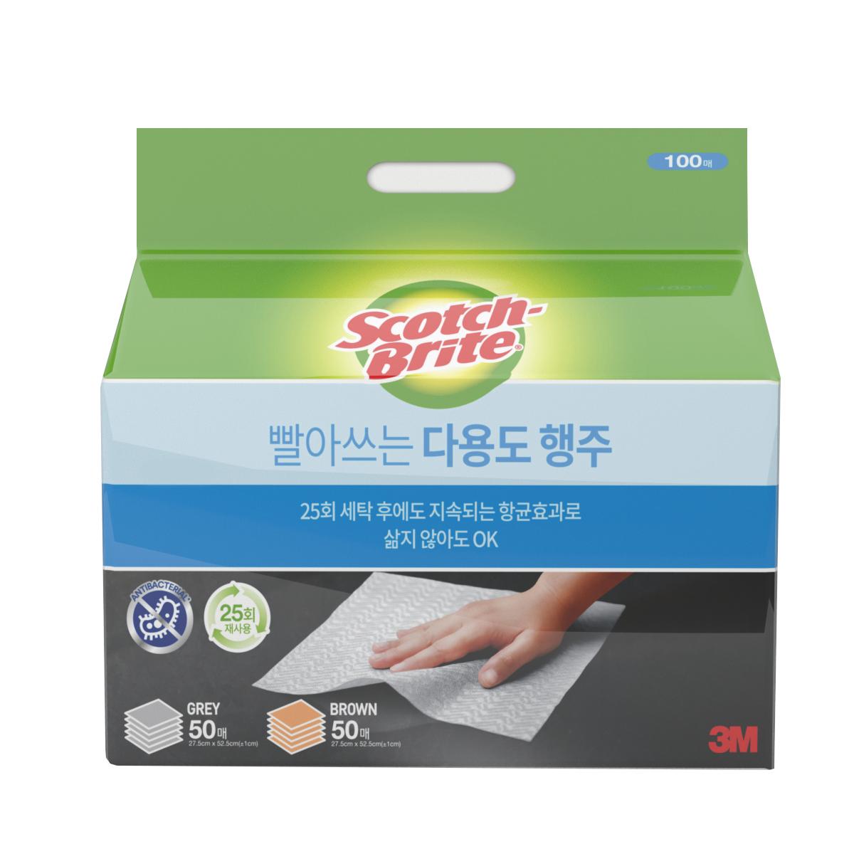 스카치브라이트 다용도 행주 청소포 100매 / 최소구매 2 스카치브라이트 다용도 행주 청소포 100매 / 최소구매 2