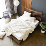 리비니아 평상형 원목 침대 프레임 퀸(Q) 2colors