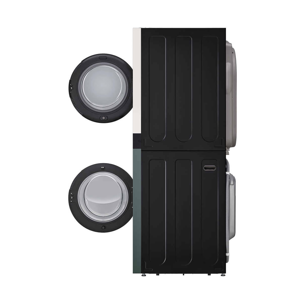 엘지 오브제 AI 워시타워 세탁 23kg&건조 23kg 그린 베이지