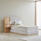 라클라우드 시에스타 패브릭원목 침대프레임 - 슈퍼싱글, 내추럴 오크