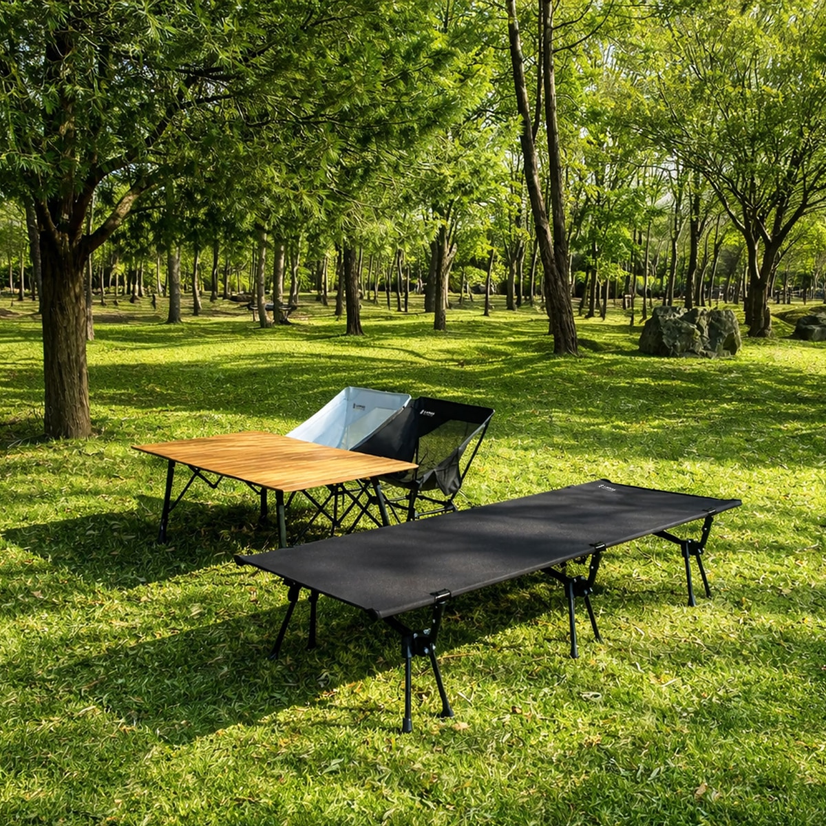 라파스 캠핑용 접이식 간이침대