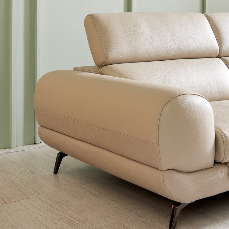 사트바 마티에르 헤드무빙 4인소파 - 아이보리