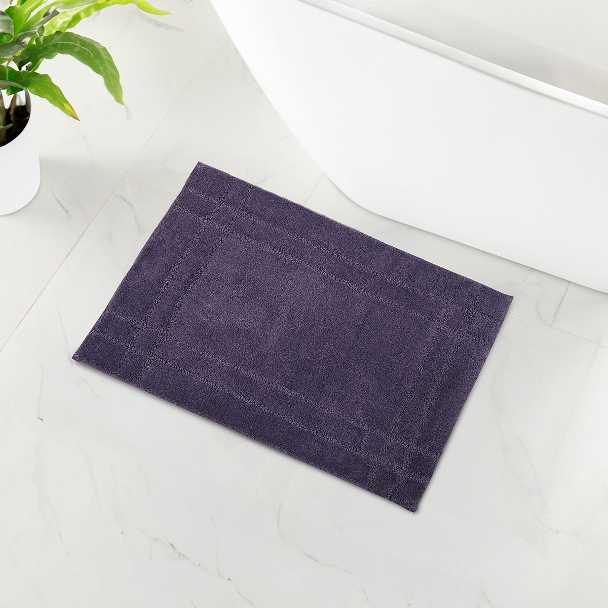 Welspun 멜란지 욕실 매트 2P