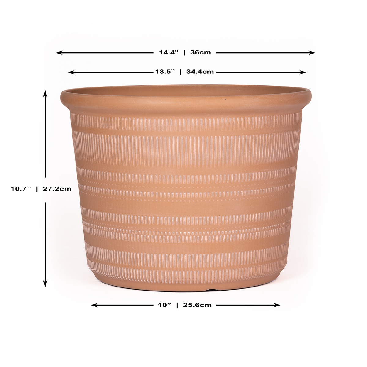 포럼 레진 화분 3개 - 테라코타 포럼 레진 화분 3개 - 테라코타