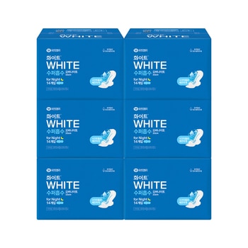 화이트 수퍼흡수 오버나이트 14개x 6팩