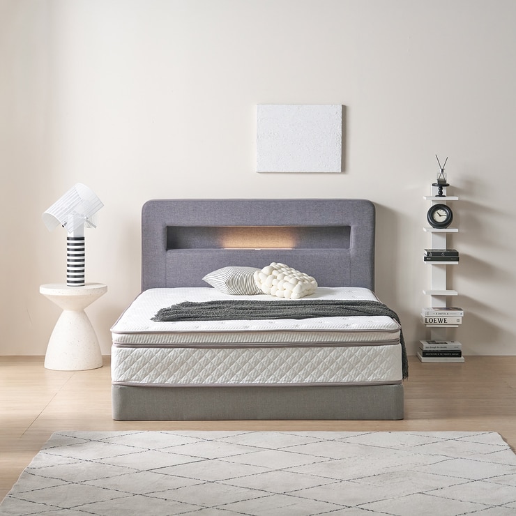 이탈리안 홈 로마 유로탑 매트리스 침대세트-퀸