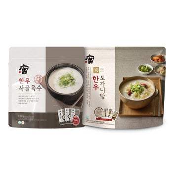 궁 한우 사골육수+ 한우 도가니탕