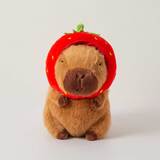 카피바라 딸기모자 인형 23cm