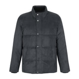 슈페리어 남성 스웨이드 다운 자켓 - 다크그레이, XL