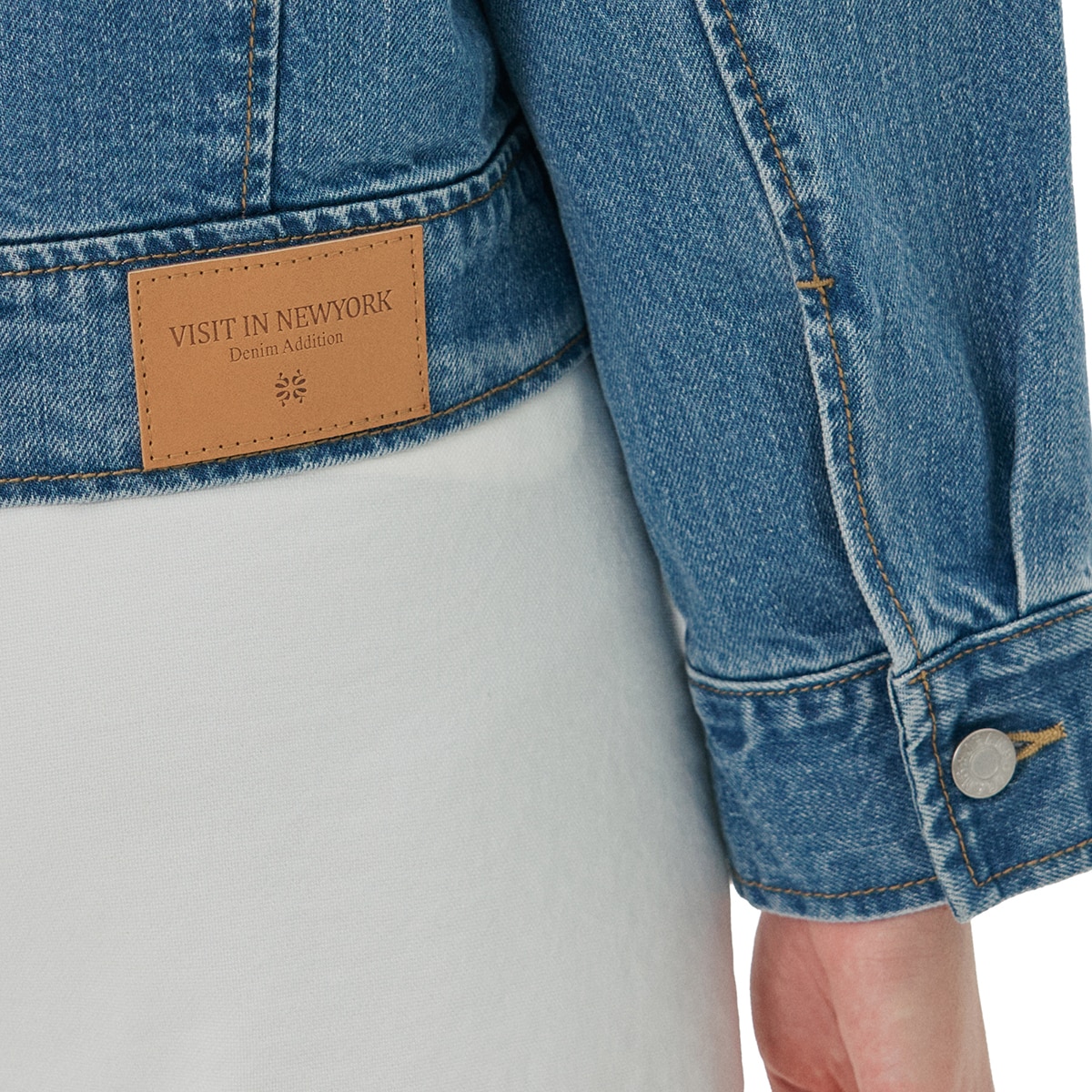 비지트 인 뉴욕 여성 데님 재킷