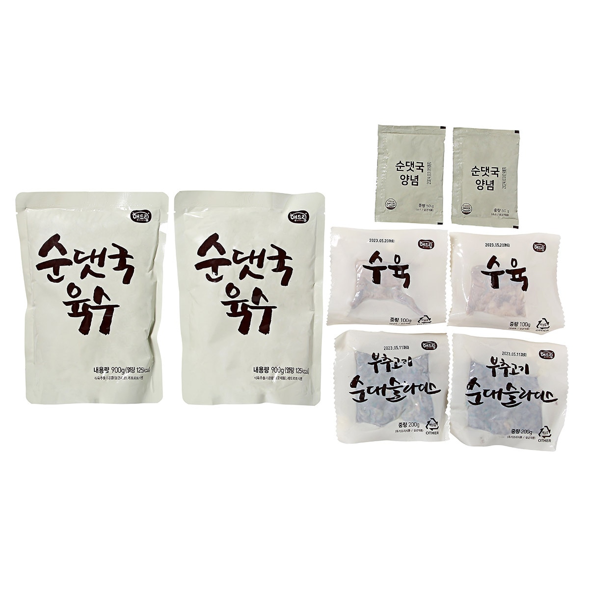 해드림 부추고기순댓국 2,500g