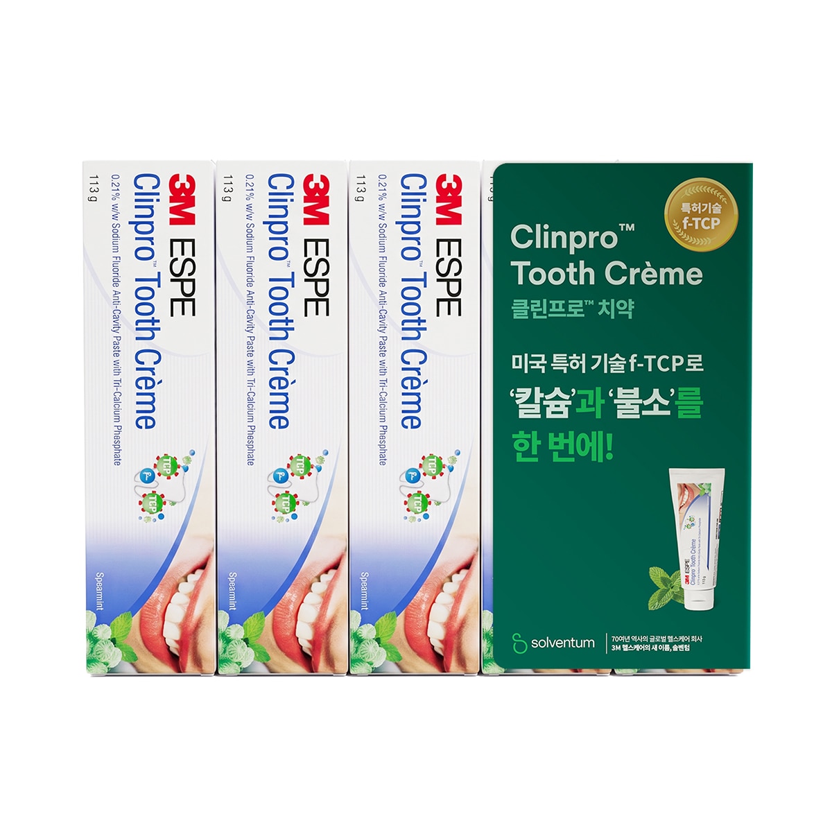 3M 클린프로 치약 113g x 5개 3M 클린프로 치약 113g x 5개