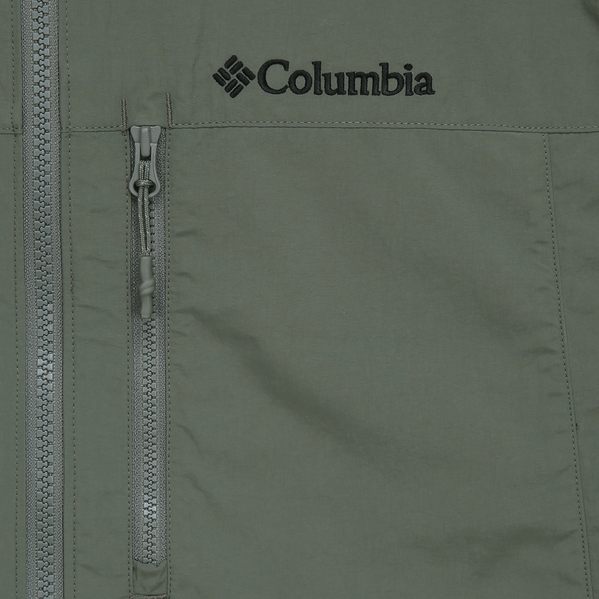 컬럼비아 남성 후드 베스트 - 카키