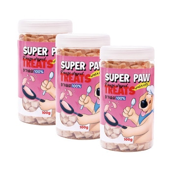 슈퍼포우 동결건조 트릿 닭가슴살 100g x 3 슈퍼포우 동결건조 트릿 닭가슴살 100g x 3