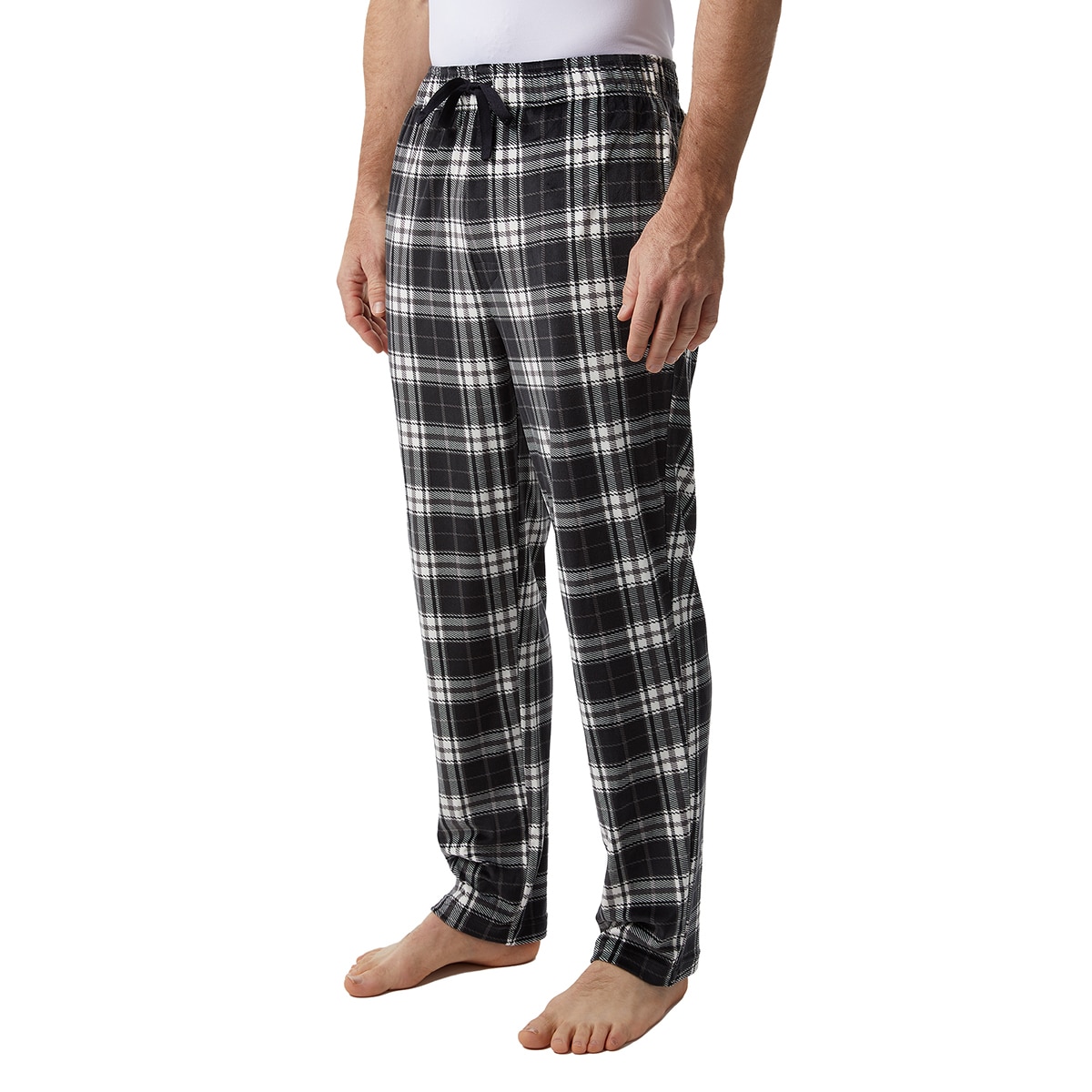 32 Degrees 성인 소프트 라운지 바지 2매 - 블랙화이트/씨블루 32 Degrees 성인 소프트 라운지 바지 2매 - 블랙화이트/씨블루