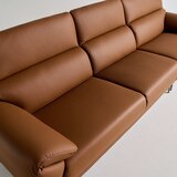 다우닝 데이지 전체 천연가죽 소파 4인