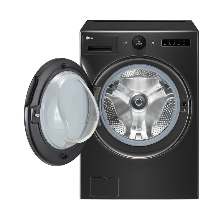 엘지 오브제 드럼세탁기 25kg - 블랙 스테인리스
