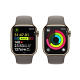 Apple Watch S9 41mm GPS+Cell GLD/CLY 스포츠 밴드 - S/M