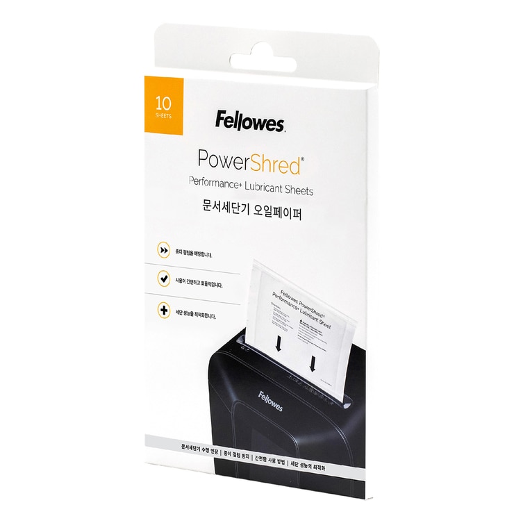 Fellowes Performance+Lubricant Sheets 10P