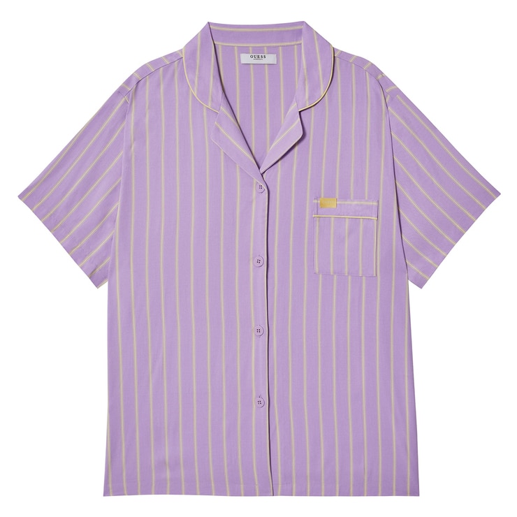 게스 여성 레이온 파자마 세트 - 라벤더, S