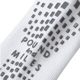 Pound & MIles 여성 압박 크루 양말 2 족 - 화이트