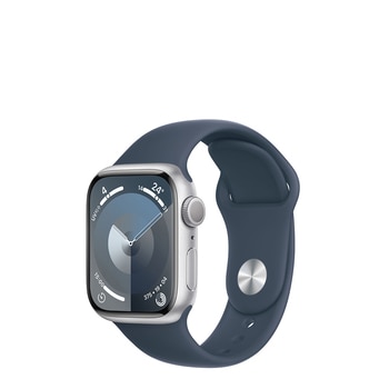 Apple Watch S9 41mm GPS SLV/SB 스포츠 밴드 - S/M