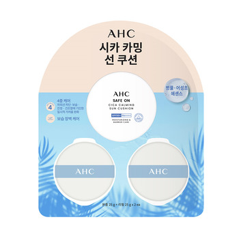 AHC 세이프온 시카 카밍 선쿠션 본품 25g + 리필2개