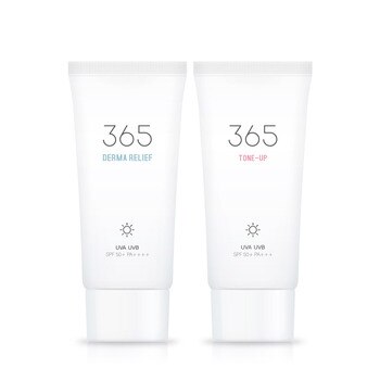 라운드랩 365  선크림50ml X 2 (안심 or 톤업)