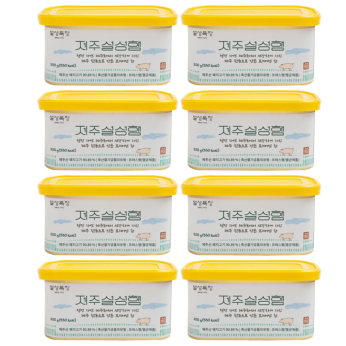 설성목장 제주설성 햄 200g x 8