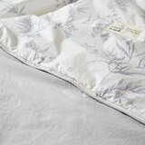 April At Home 80수면 프린트 파이핑 양모이불 - 퀸, 그레이