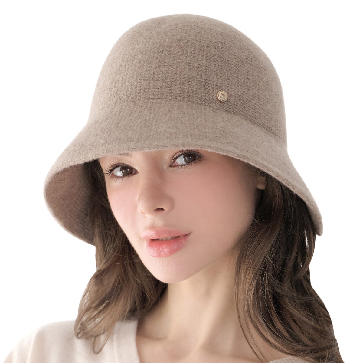 안드레아 바나 여성 울모자 - 브라운