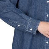 케네스콜 여성 데님 셔츠 - 다크 인디고, S 케네스콜 여성 데님 셔츠 - 다크 인디고, S