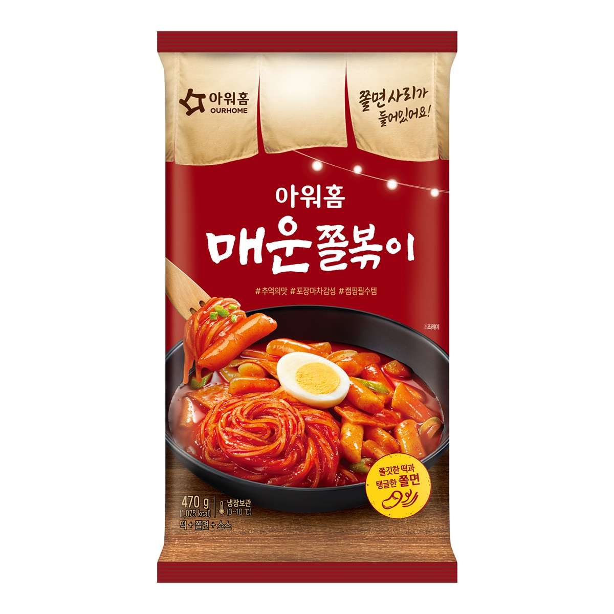 아워홈매운쫄볶이470g x 6 아워홈매운쫄볶이470g x 6