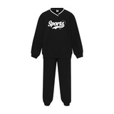 휠라 키즈 상하의 세트 - 블랙, 145