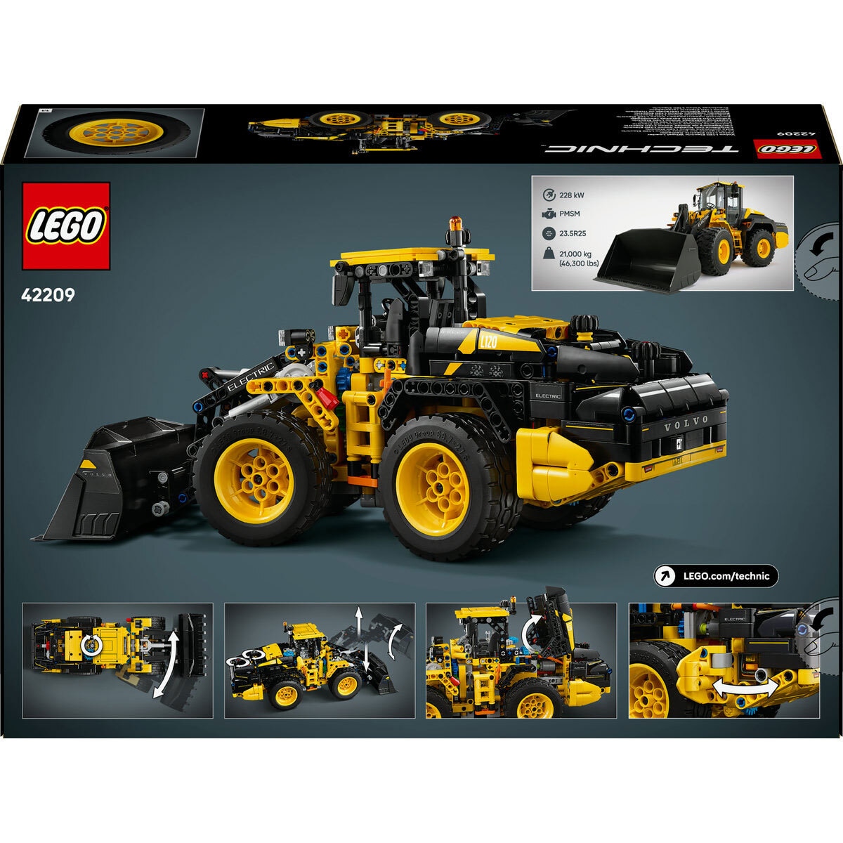 레고 테크닉 Volvo L120 Electric 휠 로더 42209