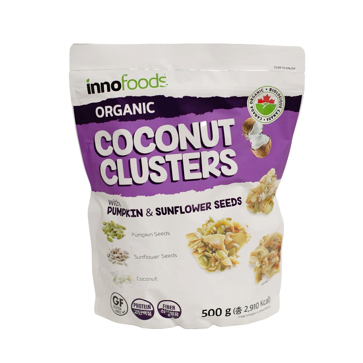 Inno Foods 코코넛 클러스터 500g Inno Foods 코코넛 클러스터 500g