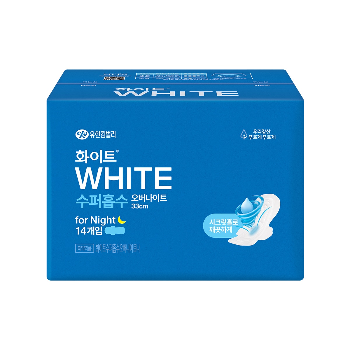 화이트 수퍼흡수 오버나이트 14개x 6팩