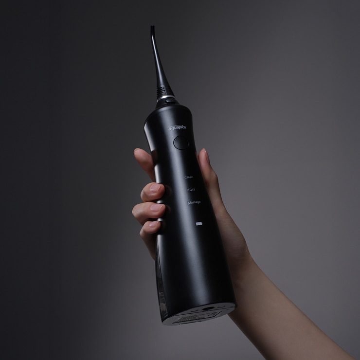 아쿠아픽 트윈팩 구강세정기 AQ-230 (화이트/블랙)